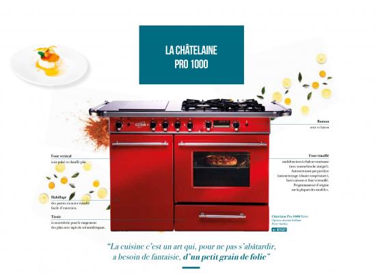 Cuisinière Chatelaine pro 1000