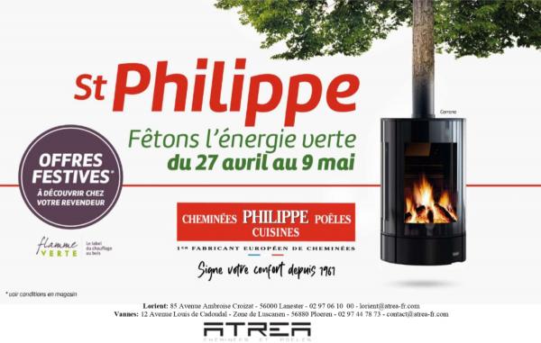 OFFRES EXCEPTIONNELLES CHEZ ATREA POUR LA SAINT PHILIPPE