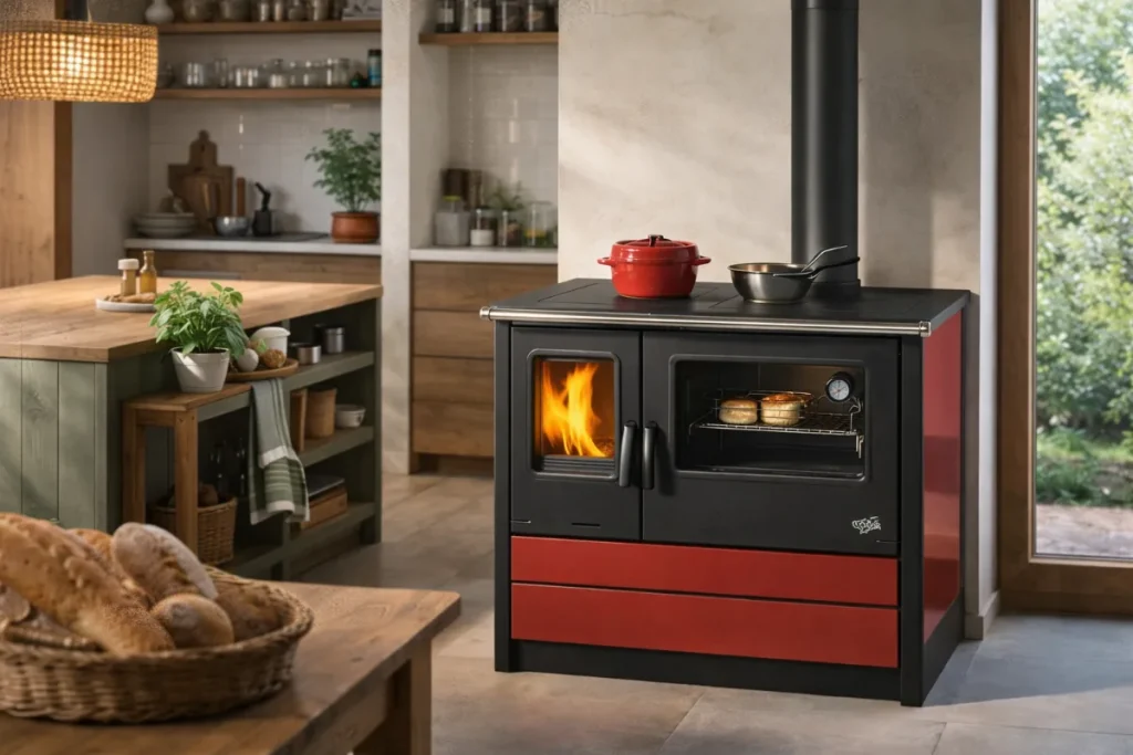 Cuisinière à bois proposée par ATRÉA
